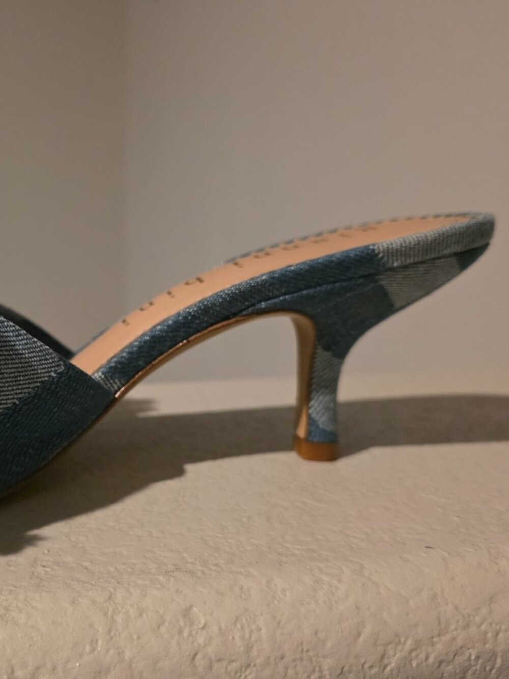 Gianni Bini denim kitten heels - Picture 3 of 4